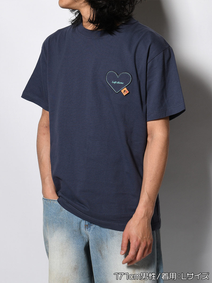 HEART POCKET TEE -PURPLE-