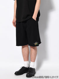 SWEAT SHORTS -BLACK-