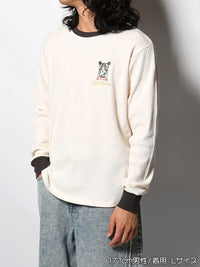 THERMAL RINGER LS TEE -IVORY-