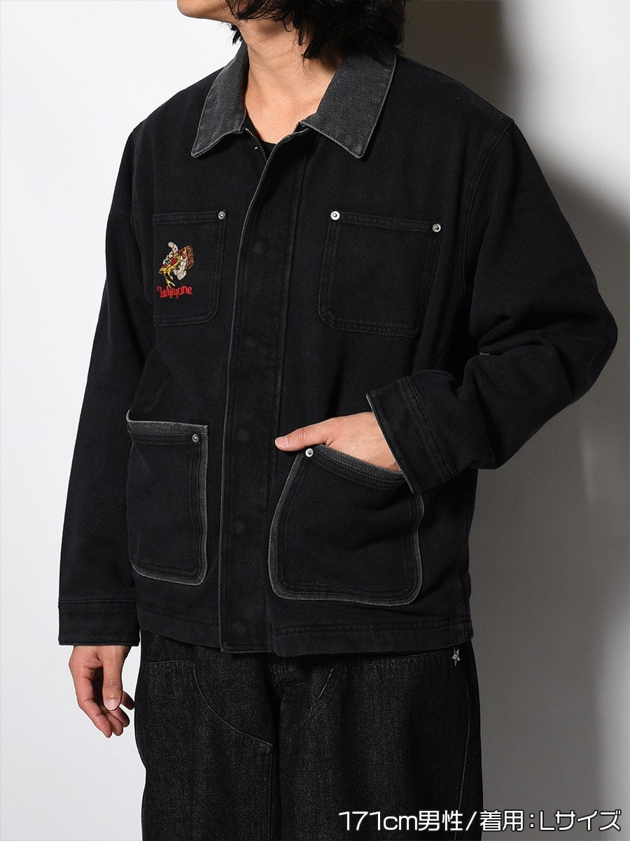 COVERALL JKT -BLACK-