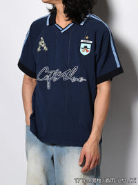 KNIT GAME SHIRT -NAVY-