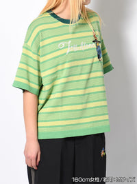 BORDER S/S TEE -GREEN-