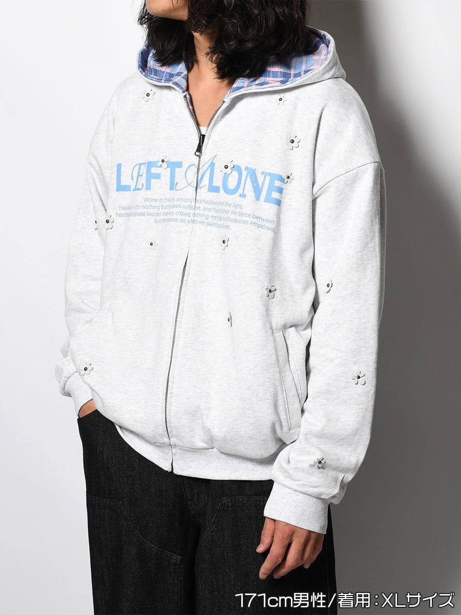 REVERSIBLE HOODIE -ASH-
