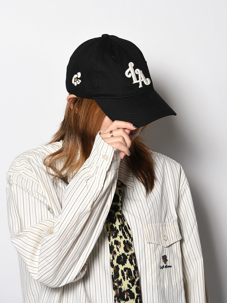 FLOWER CAP -BLACK-