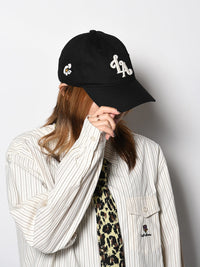 FLOWER CAP -BLACK-
