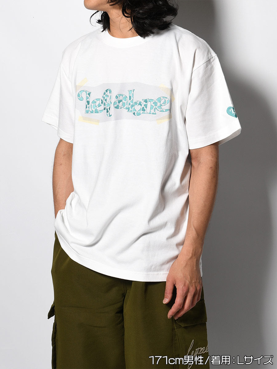 HEART LOGO TEE -WHITE-