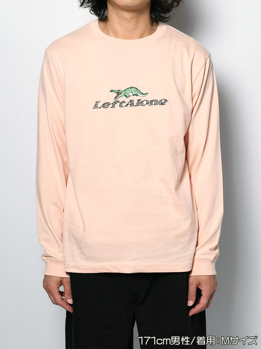 CROCO GIRL L/S TEE -PINK-