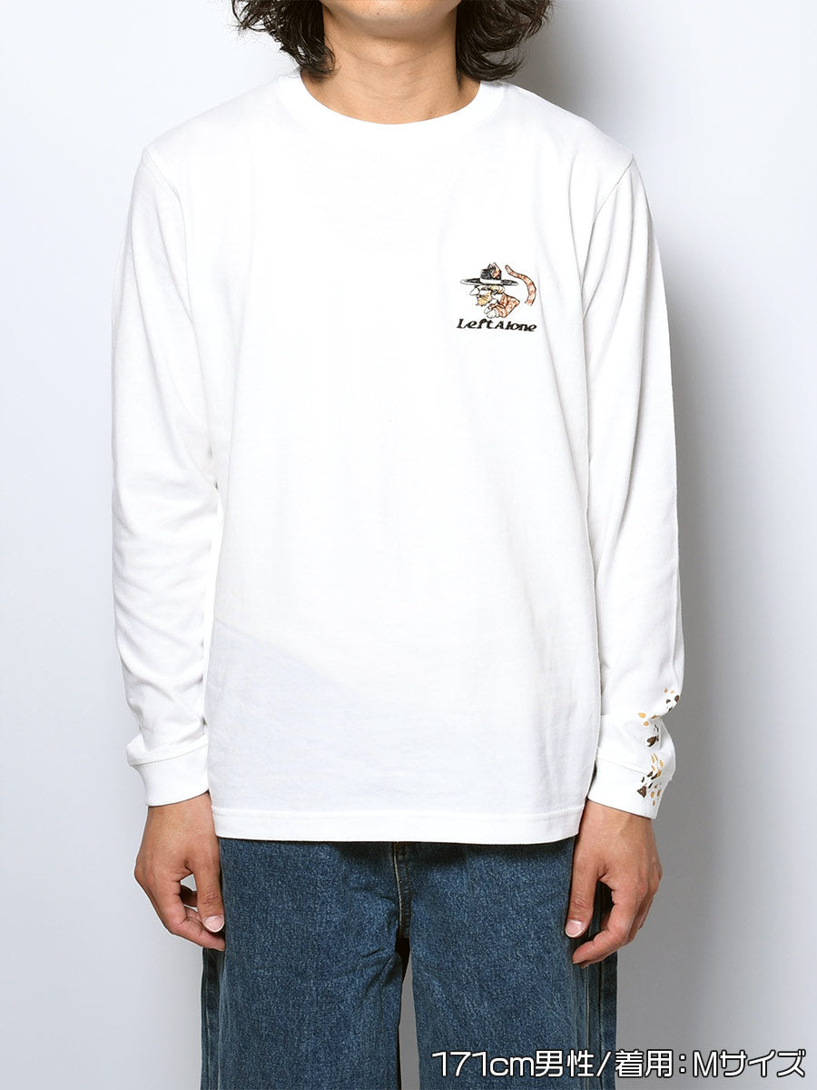 ICON CAT L/S TEE -WHITE-