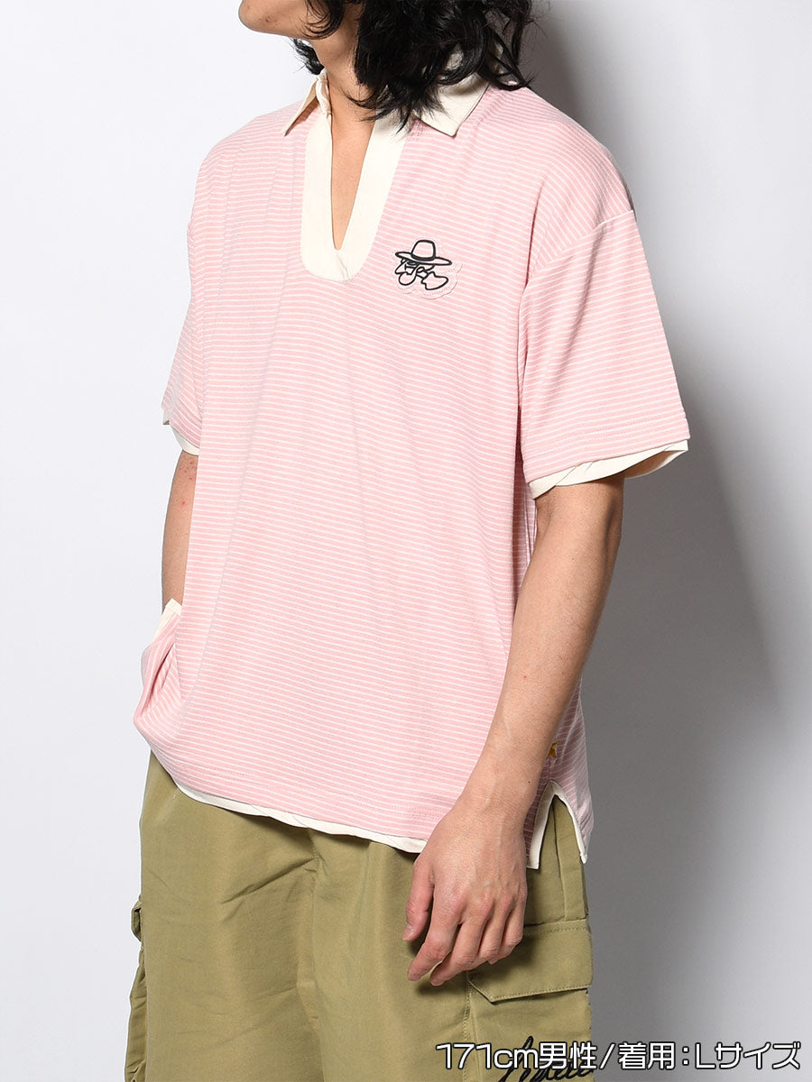BORDER SS SKIPPER SH -PINK-