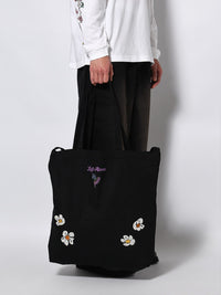 FLOWER 2WAY BAG -BLACK-