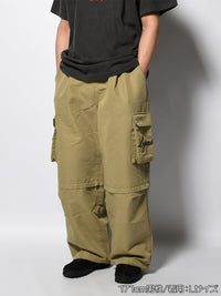 CARGO PANTS -KHAKI-