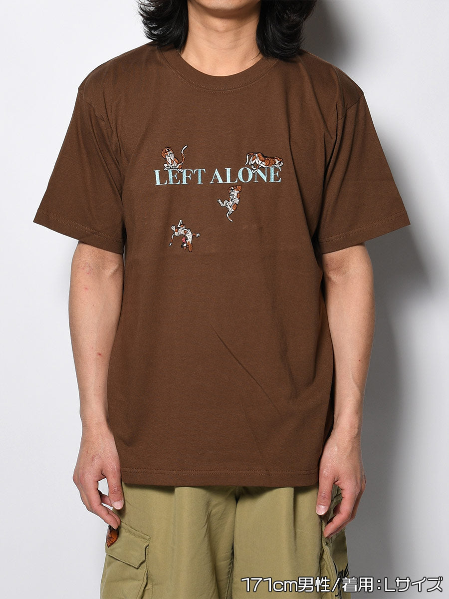 FREE DOG SS TEE -BROWN-