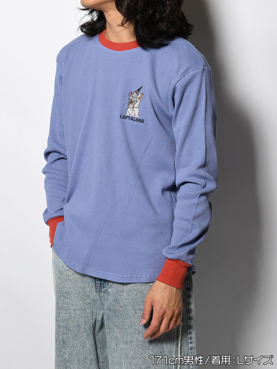 THERMAL RINGER LS TEE -BLUE-
