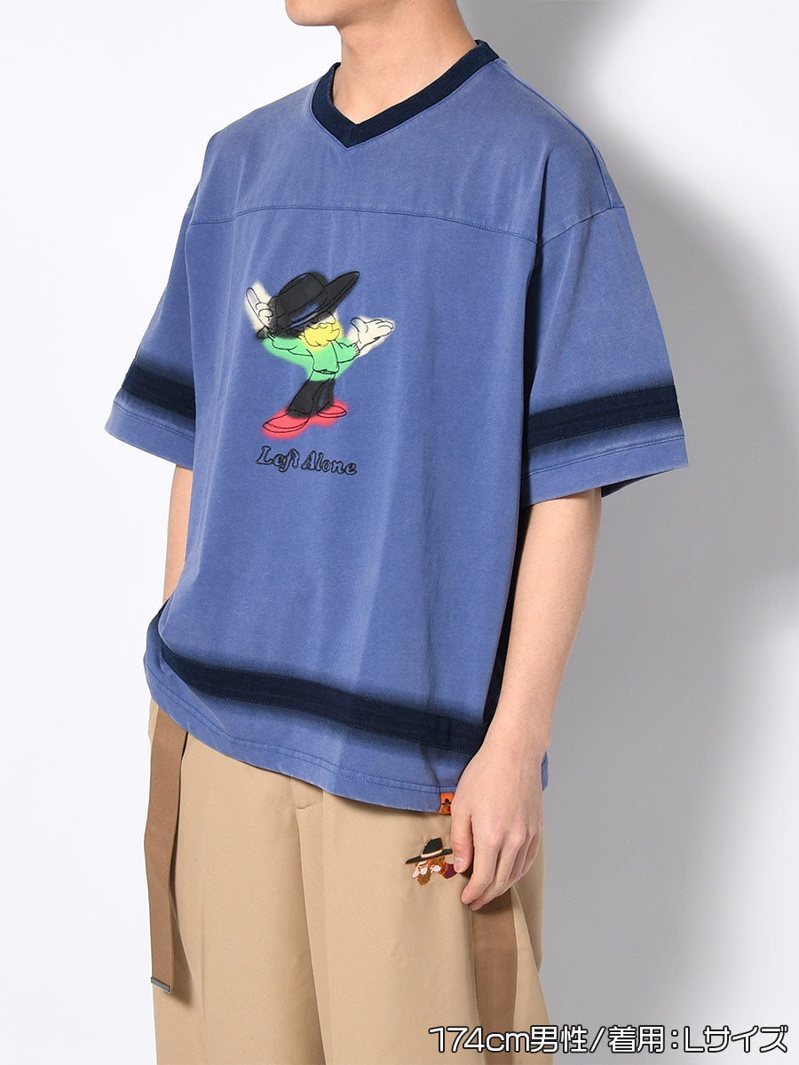 HOCKEY S/S TEE -BLUE-