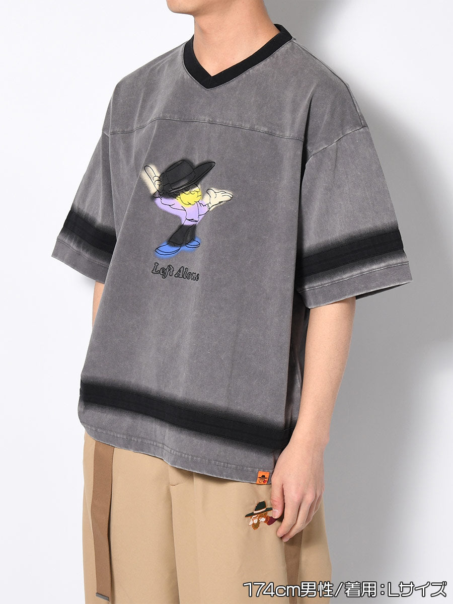 HOCKEY S/S TEE -GREY-
