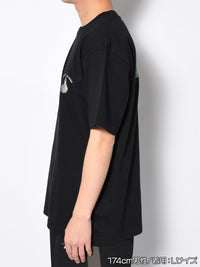 GHOST S/S TEE -BLACK-