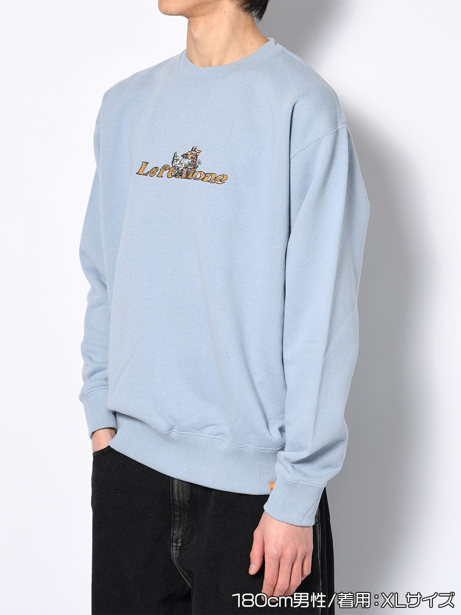 GIRAFFE SWEAT -LIGHT BLUE-