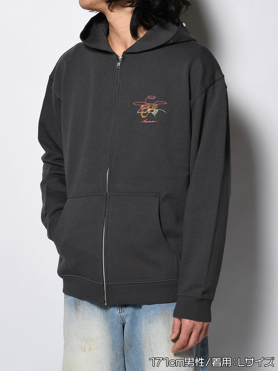 STUDS ICON ZIP PARKA -SUMI-