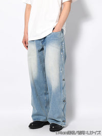 WAVE DENIM PANTS -INDIGO-