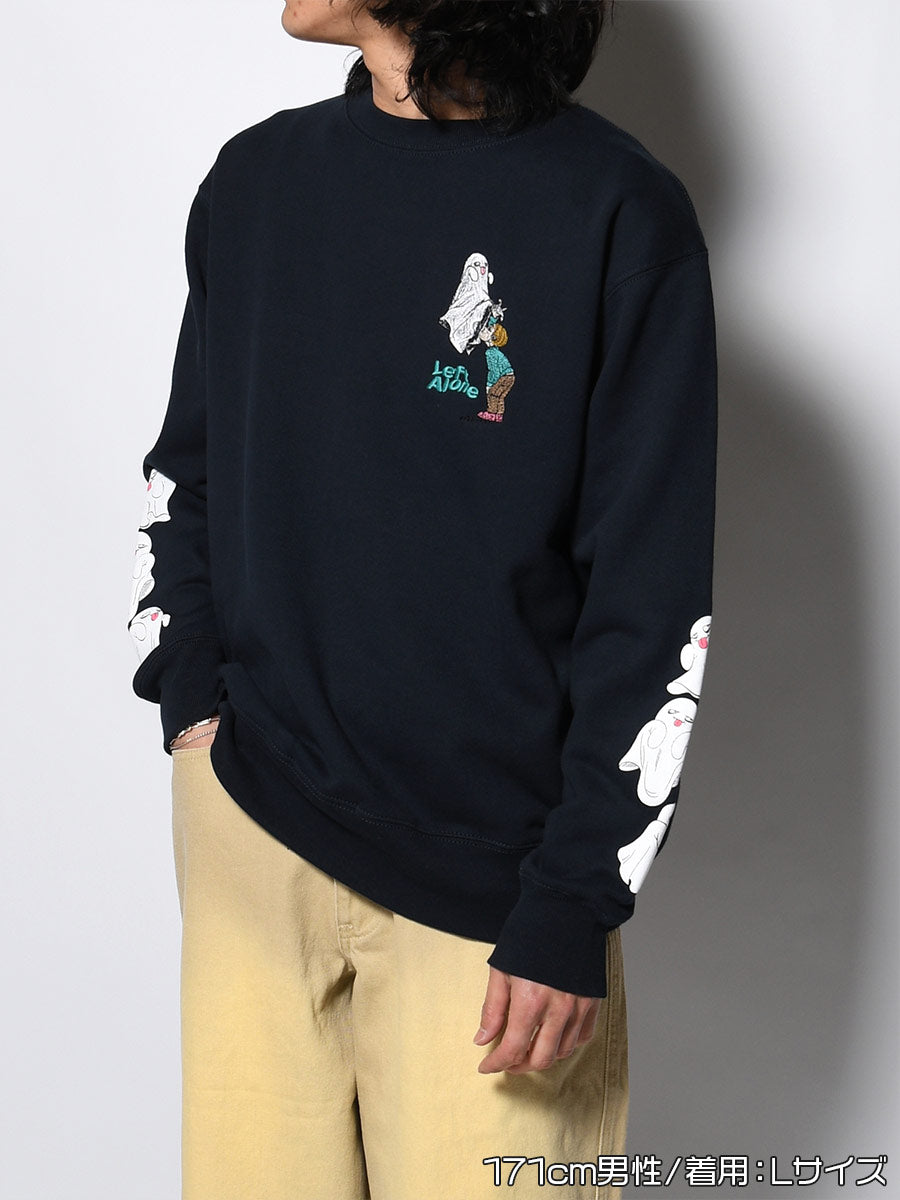 GHOST PUFF SWEAT -NAVY-