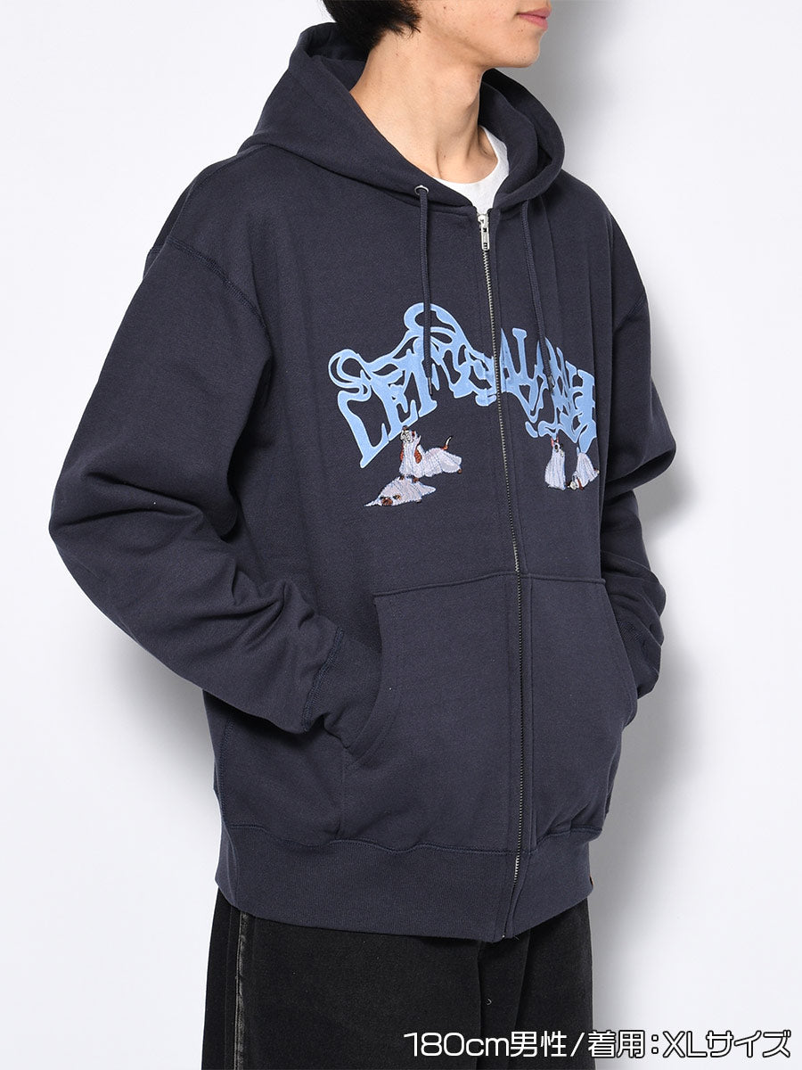 DOGS ZIP PARKA -NAVY-