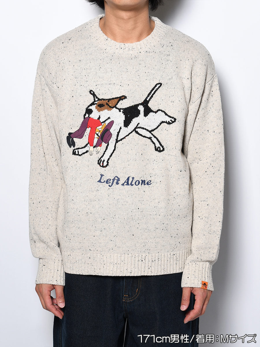 DOG KNIT -IVORY-