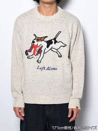 DOG KNIT -IVORY-