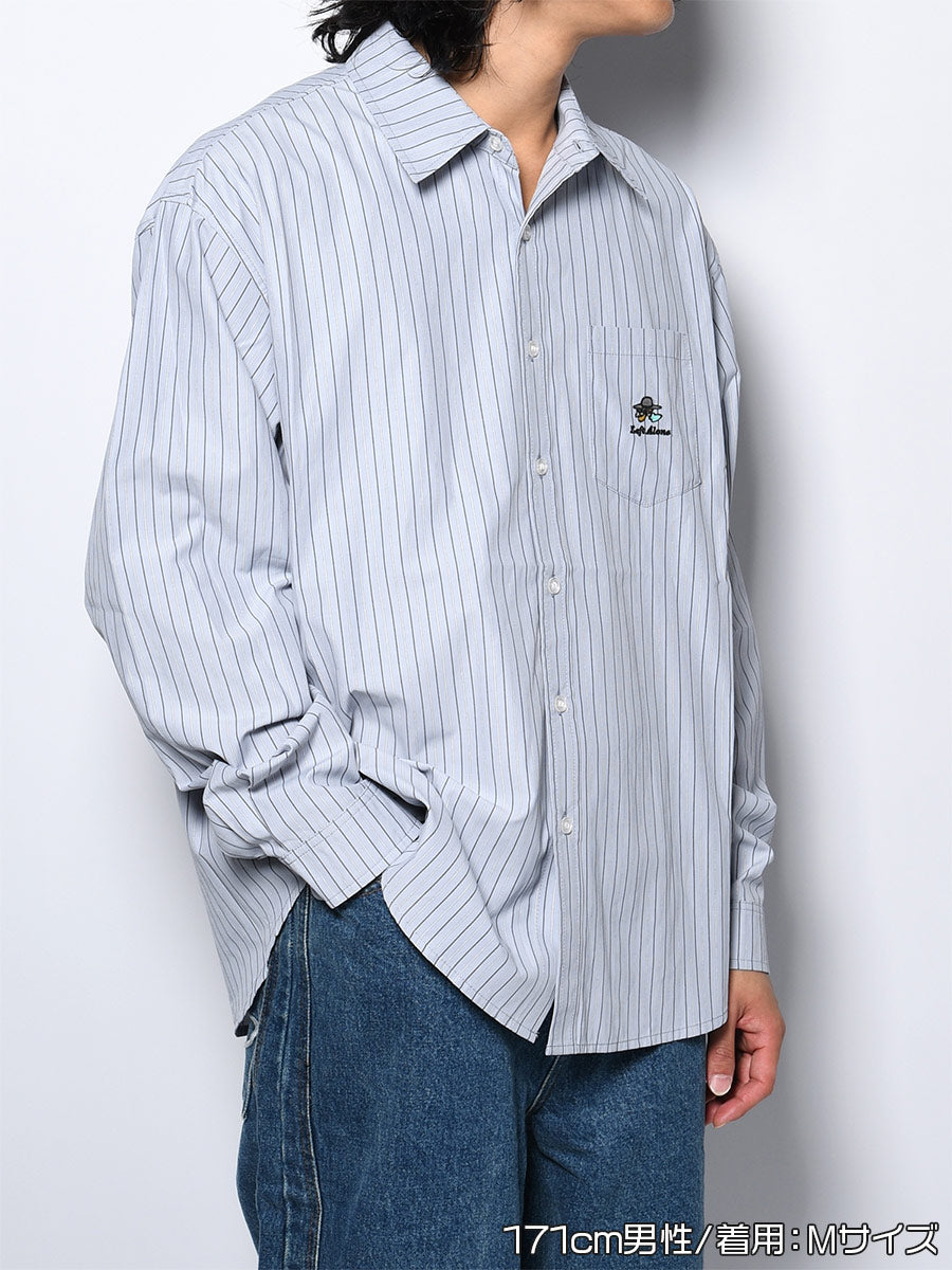 TIE L/S SHIRT -GREY-