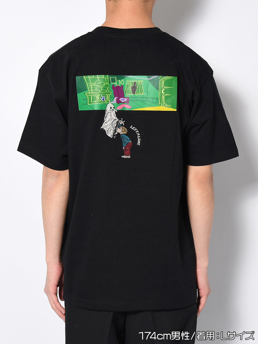 GHOST S/S TEE -BLACK-