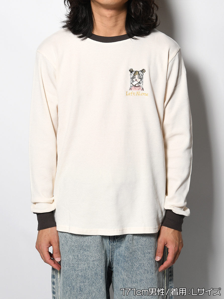 THERMAL RINGER LS TEE -IVORY-
