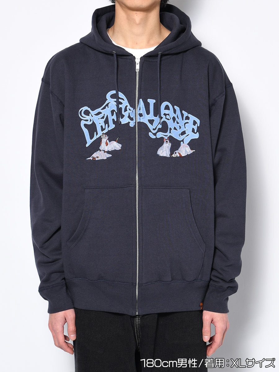 DOGS ZIP PARKA -NAVY-