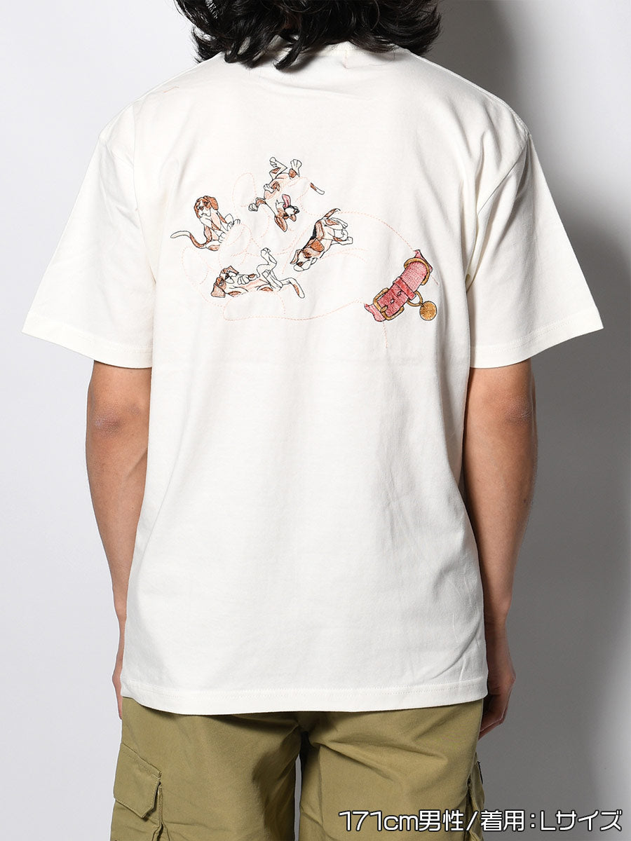 FREE DOG SS TEE -OFF WHITE-
