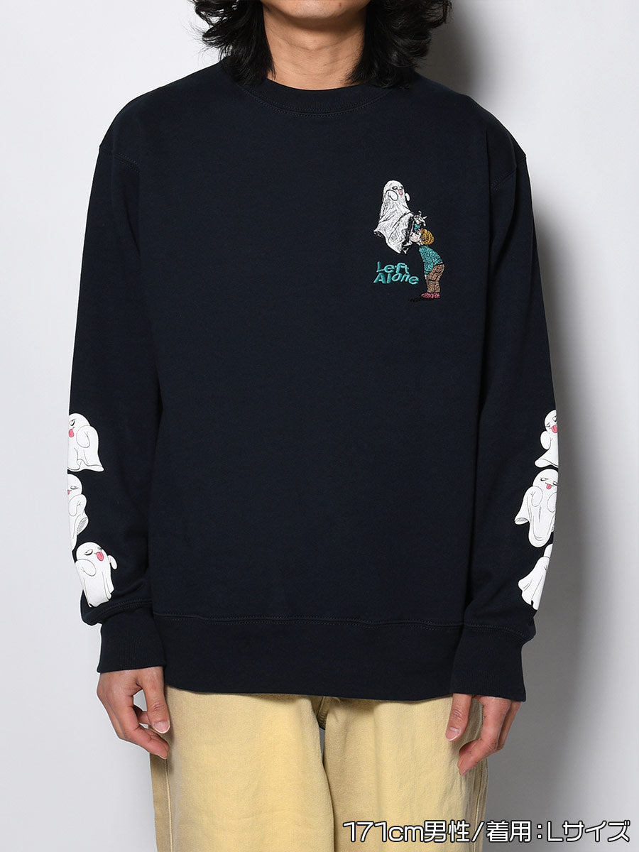 GHOST PUFF SWEAT -NAVY-
