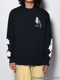 GHOST PUFF SWEAT -NAVY-