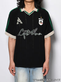 KNIT GAME SHIRT -BLACK-