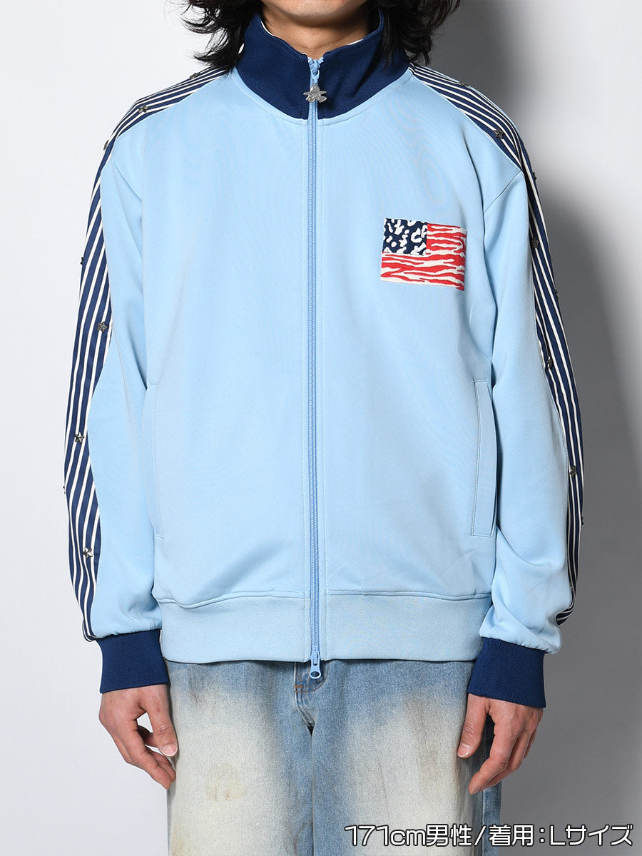 ZEBPARD TRACK JKT -LIGHT BLUE-