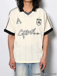 KNIT GAME SHIRT -OFF WHITE-