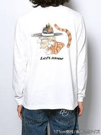 ICON CAT L/S TEE -WHITE-