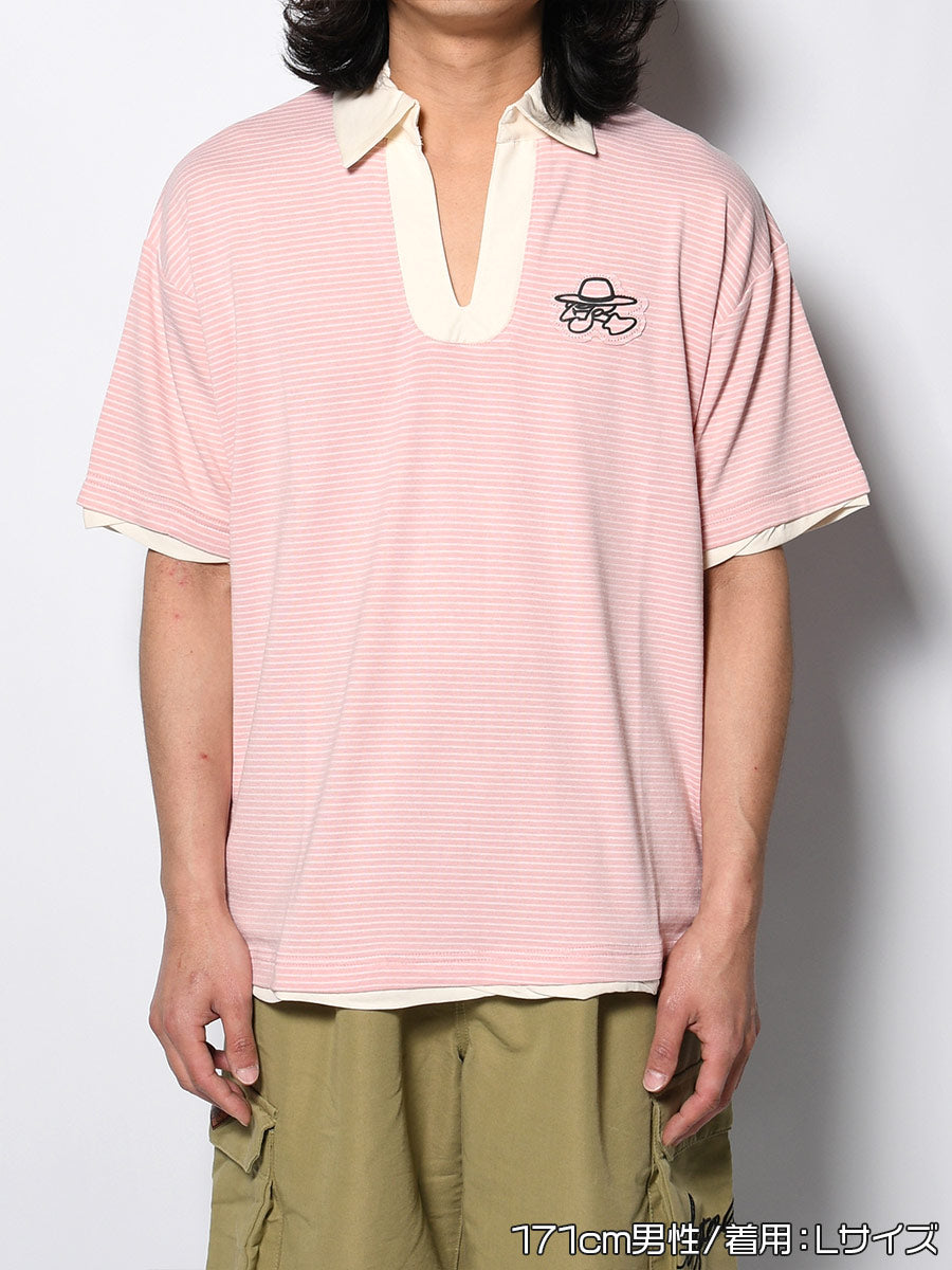 BORDER SS SKIPPER SH -PINK-