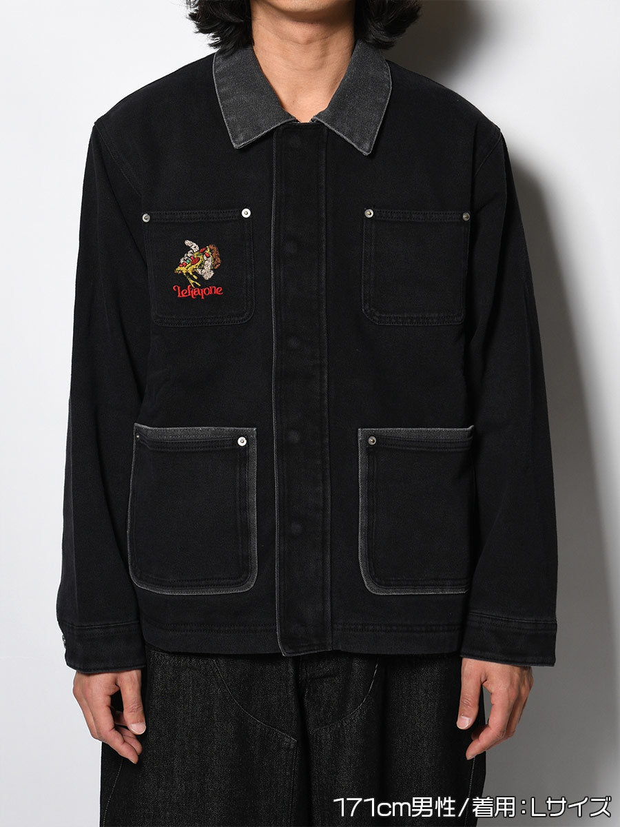 COVERALL JKT -BLACK-