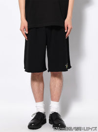 SWEAT SHORTS -BLACK-
