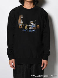 EXCHANGE SWEAT -BLACK-