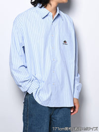 TIE L/S SHIRT -BLUE-