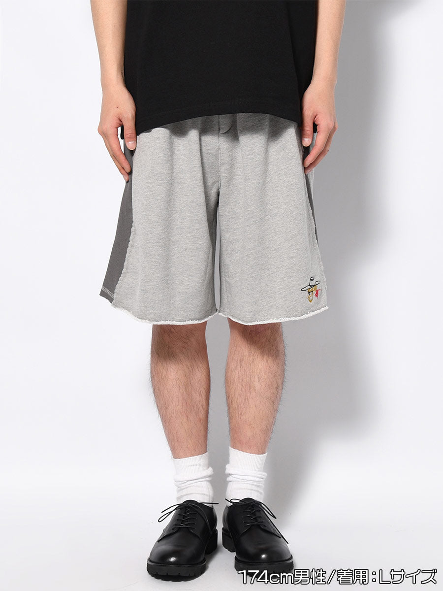 SWEAT SHORTS -HEATHER GREY-