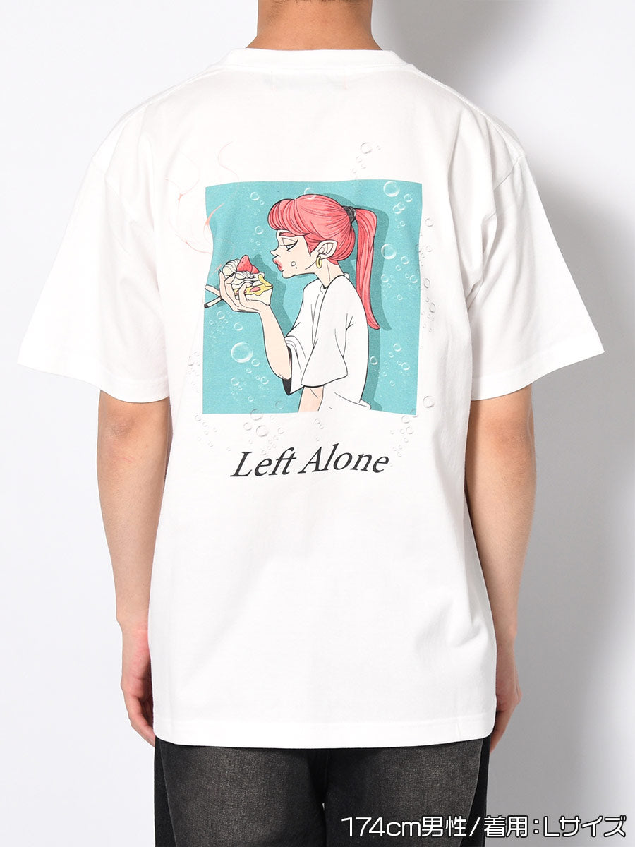 SMOKING CAKE S/S TEE -WHITE-