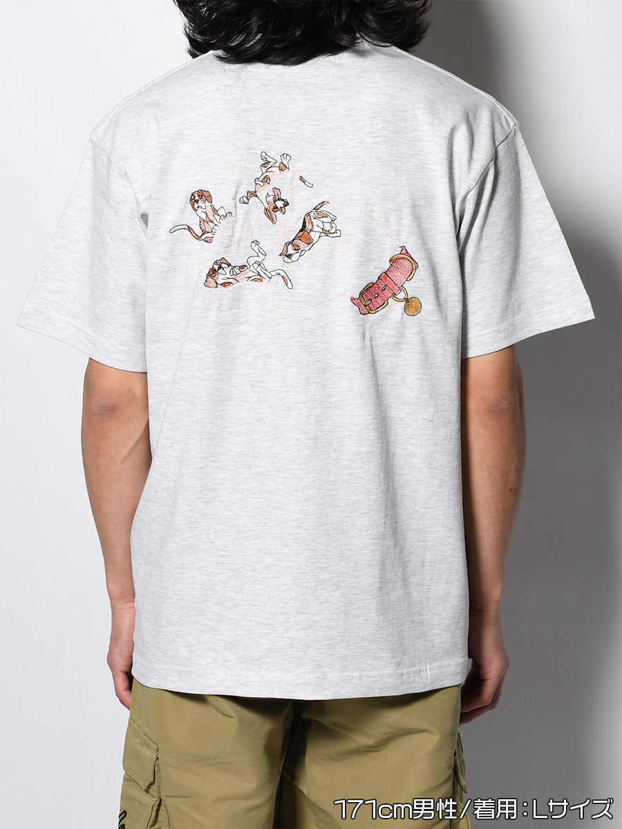 FREE DOG SS TEE -ASH-