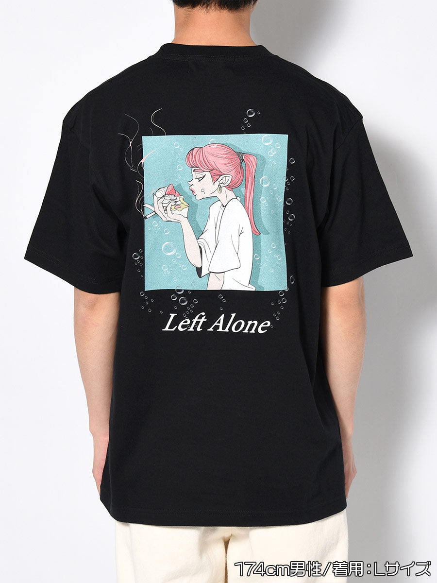 SMOKING CAKE S/S TEE -BLACK-