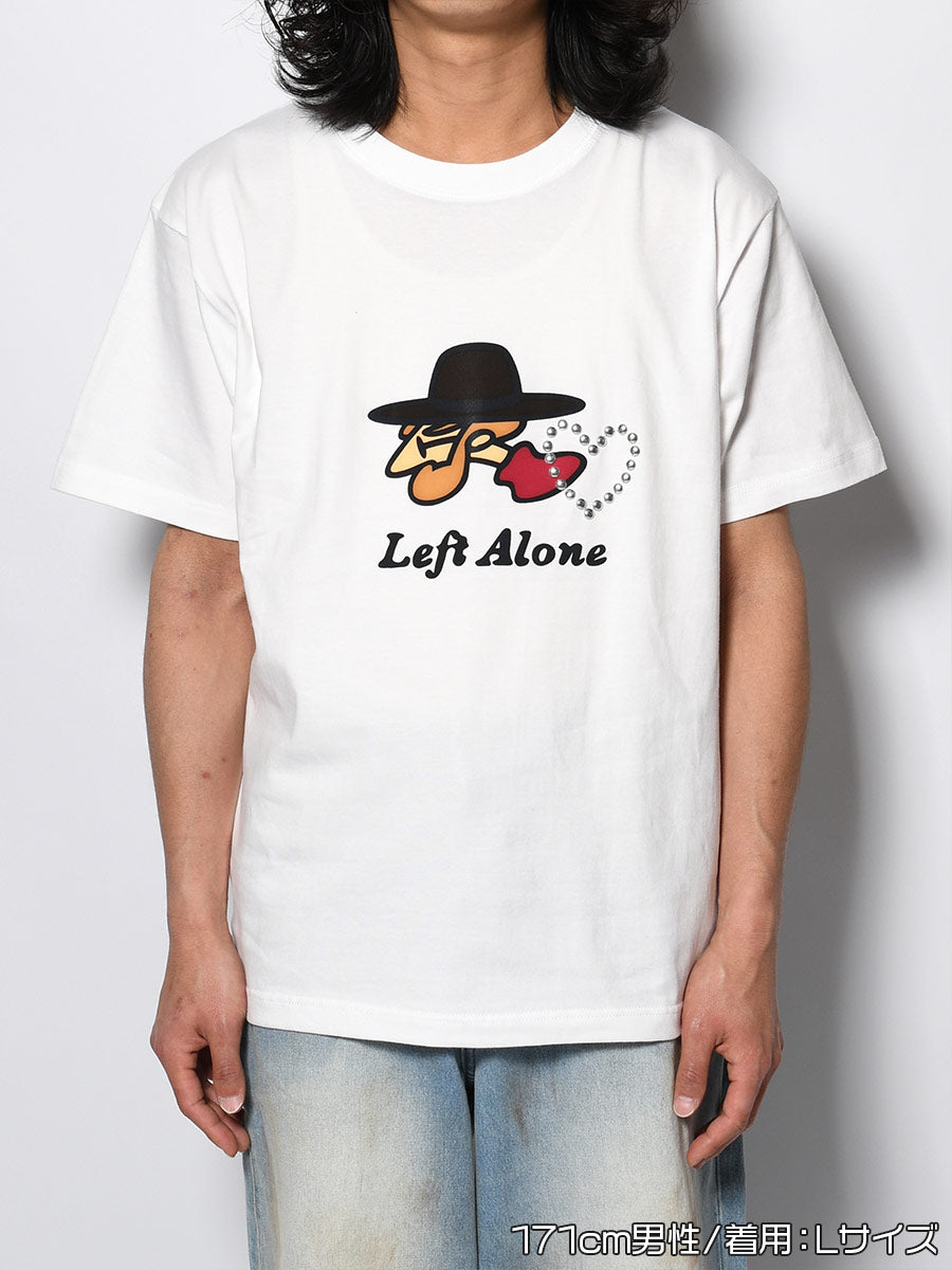 ICON FLOCKING SS TEE -WHITE-