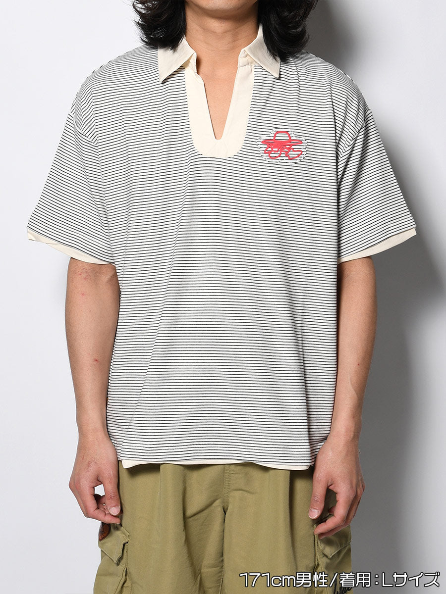 BORDER SS SKIPPER SH -WHITE-