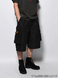 CARGO PANTS -BLACK-